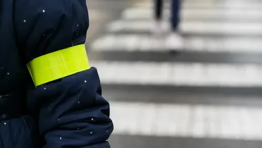 Pierwszoklasiści z gminy Koszęcin dostali ważną lekcję o drodze do szkoły