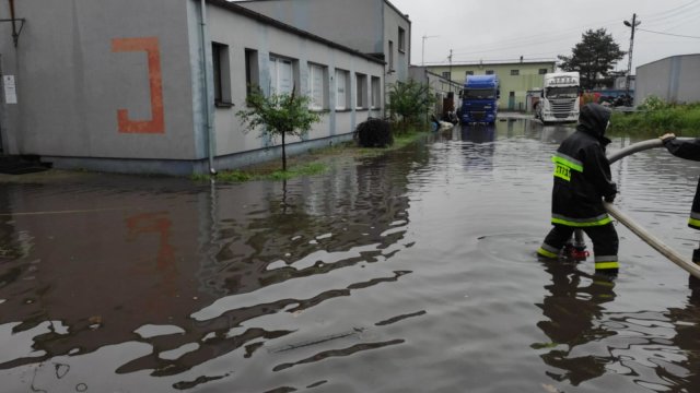 KPPSP Lubliniec: Intensywne opady deszczu - 19-21.06.2020 r.