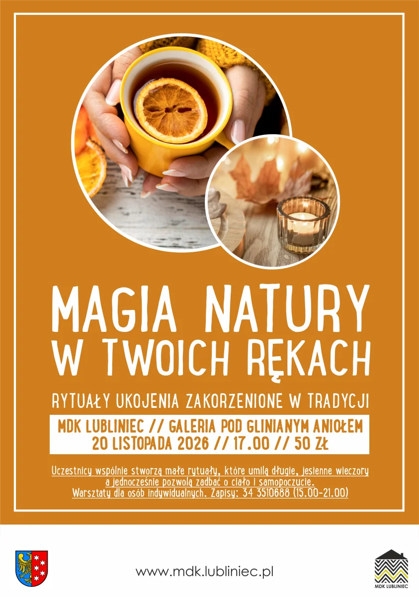 Grafika promocyjna wydarzenia Magia natury w twoich rękach – Rytuały ukojenia zakorzenione w tradycji