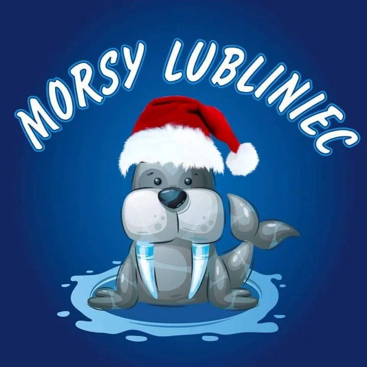 Grafika promocyjna wydarzenia Mikołajkowe morsowanie 2025 — spotkanie na pomoście