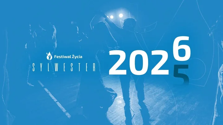 Grafika promocyjna wydarzenia Sylwester Festiwalu Życia w Kokotku — nocna impreza z DJ Tomaszem Cichym