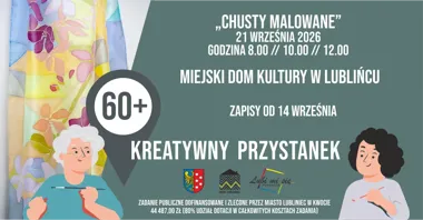 Grafika promocyjna wydarzenia Chusty malowane
