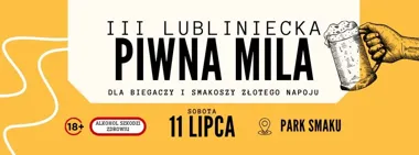 Grafika promocyjna wydarzenia III Lubliniecka Piwna Mila 2026 w Parku Smaku