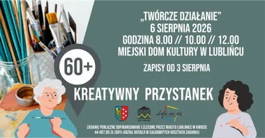 Grafika promocyjna wydarzenia Twórcze działanie