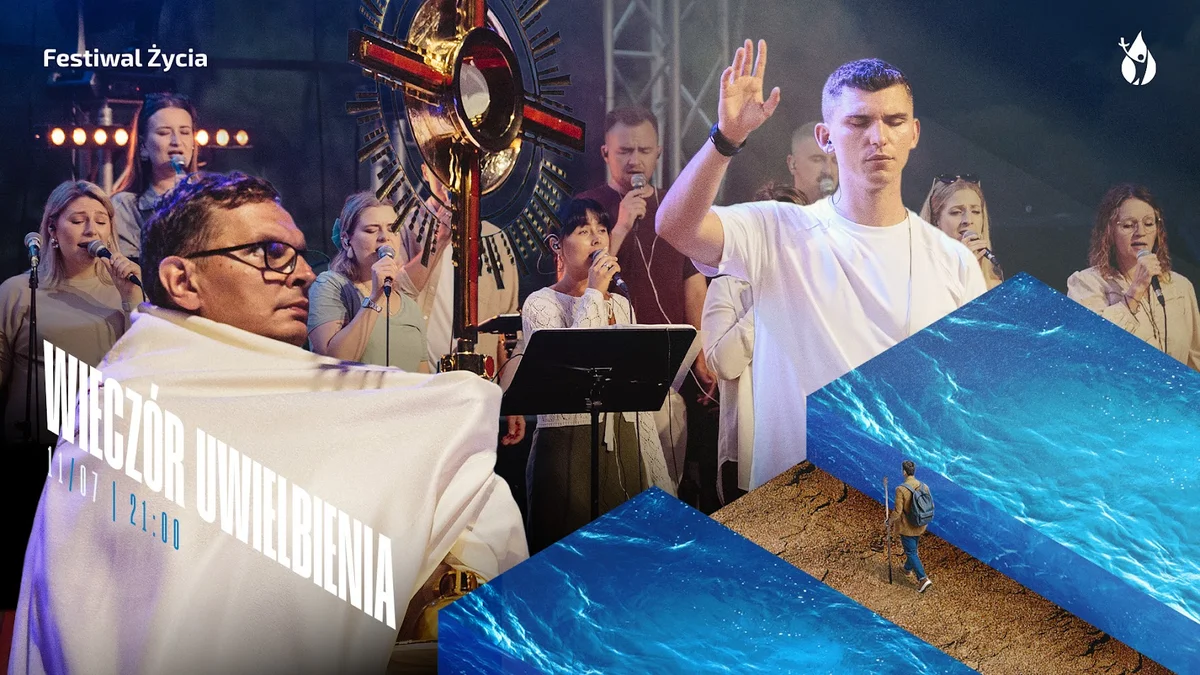Grafika promocyjna wydarzenia Wieczór modlitwy i muzyki w Lublińcu