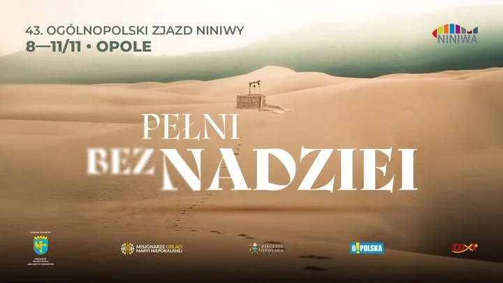 Obrazek przedstawia grafikę promocyjną wydarzenia Zjazd NINIWY w Opolu — termin i miejsce spotkania wspólnoty