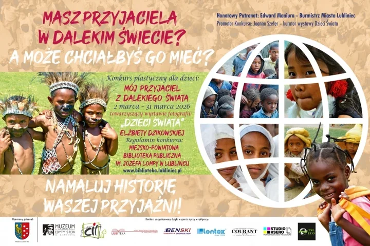 Kto zostanie twoim przyjacielem z dalekiego świata - wystawa i konkurs w Lublińcu