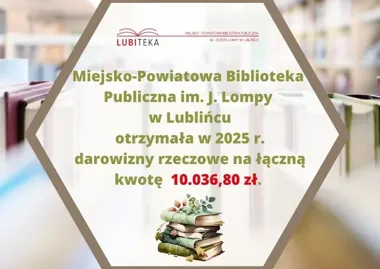 Lubliniecka biblioteka dostała wsparcie warte ponad 10 tysięcy złotych