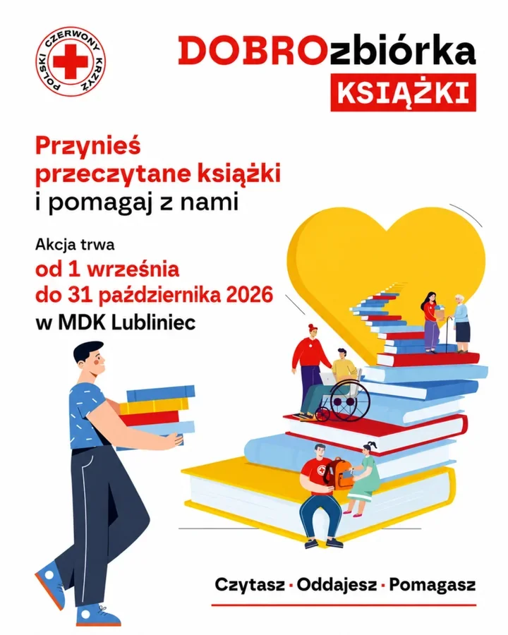 Książki wracają do ludzi. W Lublińcu rusza DobroZbiórka