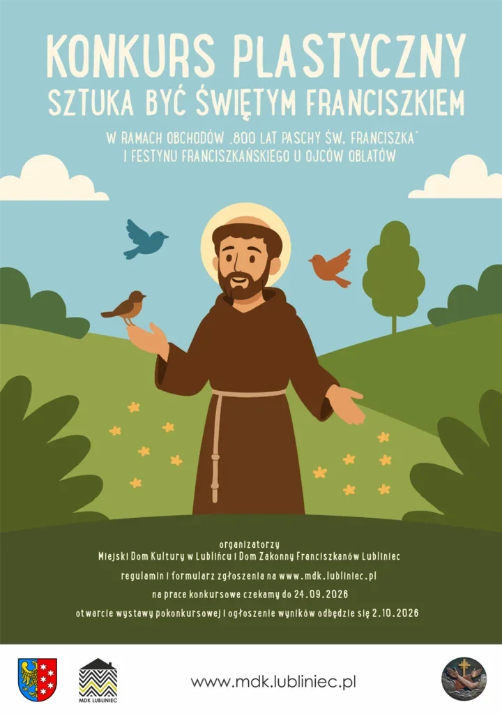 Święty Franciszek oczami dzieci - MDK w Lublińcu szuka najciekawszych prac