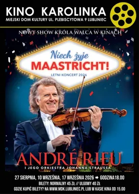 André Rieu wraca do Karolinki - Lubliniec znów zatańczy w rytmie Maastricht