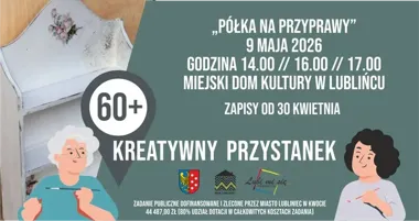 Kreatywny Przystanek 60+ wraca do MDK - będą półki na przyprawy