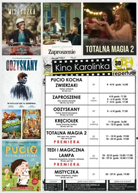 Wrzesień pełen filmowych historii. Kino Karolinka odsłania repertuar