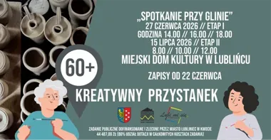 Glina, czas i spotkanie dla 60+ - MDK Lubliniec otwiera nowe warsztaty