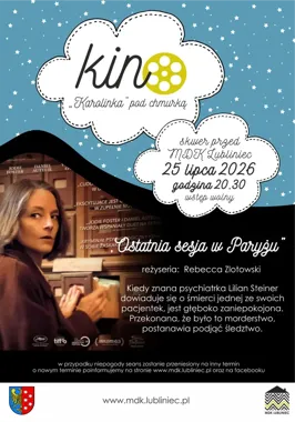 Lipcowe kino pod chmurką w Lublińcu - wieczór z filmem i leżakami