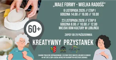 W Lublińcu seniorzy tworzą po swojemu. Nadchodzą warsztaty 60+