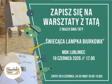 Tata też zasługuje na DIY – zróbcie razem lampkę w MDK