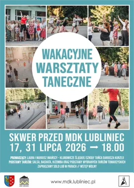 Dwa lipcowe wieczory z tańcem pod MDK - Lubliniec rusza w rytm lata