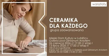 Ceramika, która wciąga po raz drugi - MDK Lubliniec otwiera zapisy