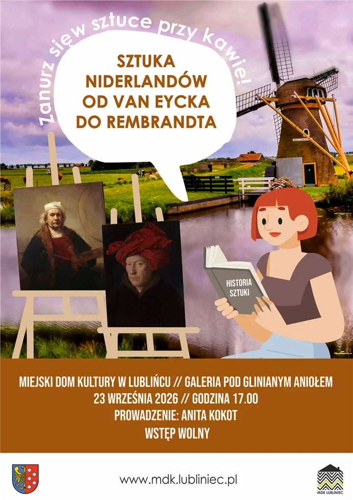 Van Eyck, Rembrandt i filiżanka kawy - spotkanie w Lublińcu.