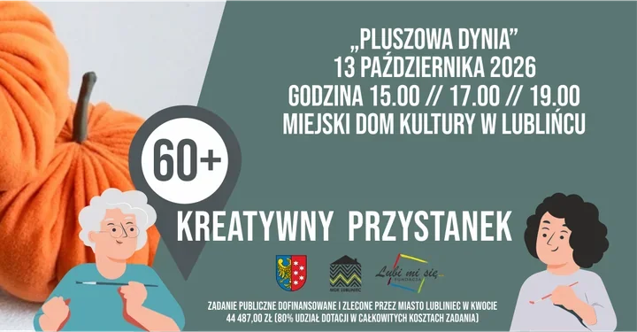 Jesień uszyta z miękkości. W Lublińcu powstanie „Pluszowa dynia”