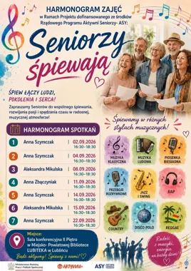 Seniorzy zaśpiewają w LUBITECE, a finał odbędzie się na scenie