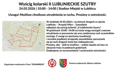 Kolarze wjadą na leśne trasy pod Lublińcem. Będą chwilowe utrudnienia