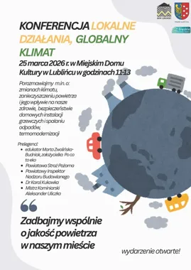 W Lublińcu eksperci opowiedzą o klimacie, czadzie i smogu pod jednym dachem