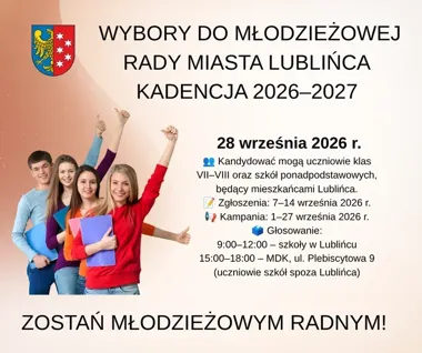 Młodzi mieszkańcy Lublińca wybiorą radnych do Młodzieżowej Rady Miasta