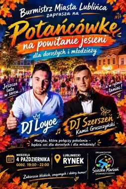 Jesień zacznie się od tańca. Potańcówka na rynku w Lublińcu