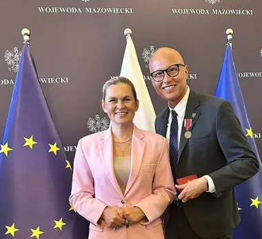 Medal dla zastępcy burmistrza Lublińca. Uznanie za lata pracy przy oświacie