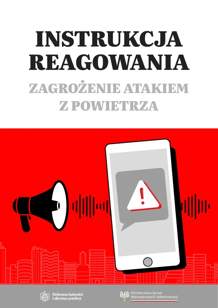 MSWiA wydało instrukcję na wypadek ataku z powietrza