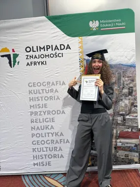 Gabriela Sroga finalistką Olimpiady Znajomości Afryki