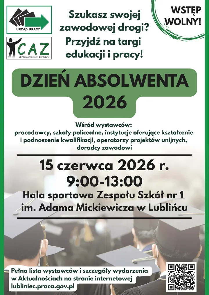 Dzień Absolwenta w Lublińcu ma pomóc wybrać pierwszą drogę zawodową