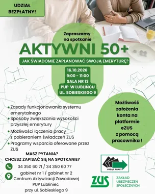 Emerytura bez zgadywania. Pracownicy ZUS spotkają się w Lublińcu